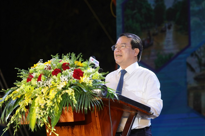 Phó Cục trưởng Cục Du lịch Quốc gia Việt Nam Hà Văn Siêu phát biểu tại sự kiện